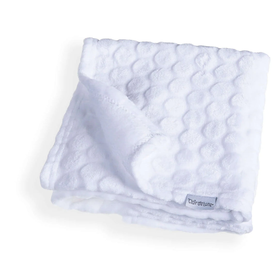 Clair De Lune Dimple Palm Moses Basket With Stand & Bedding Bundle