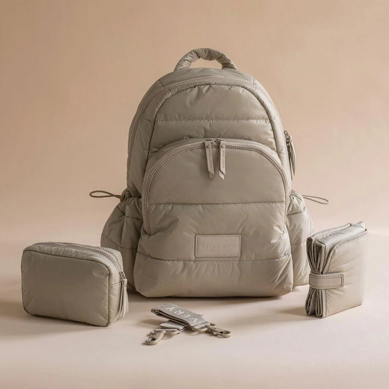 Avery Row Changing Backpack - Oyster