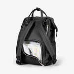 Kikkaboo Siena Mama Changing Backpack - Black/Silver
