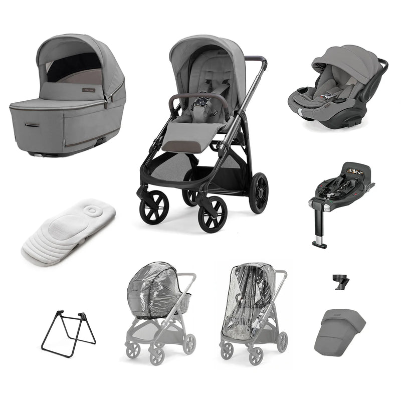 Inglesina Aptica Quattro 4in1 Travel System - Crystal Grey (2026 Model)