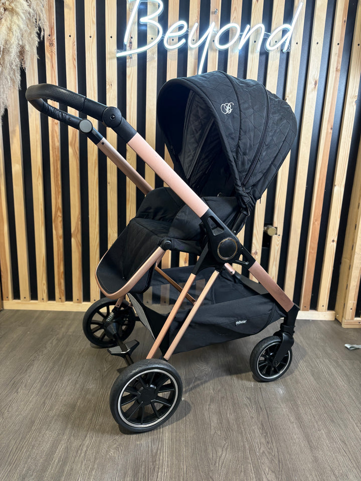 PRE LOVED My Babiie MB250 Parent & World Facing Pushchair - Quilted Black