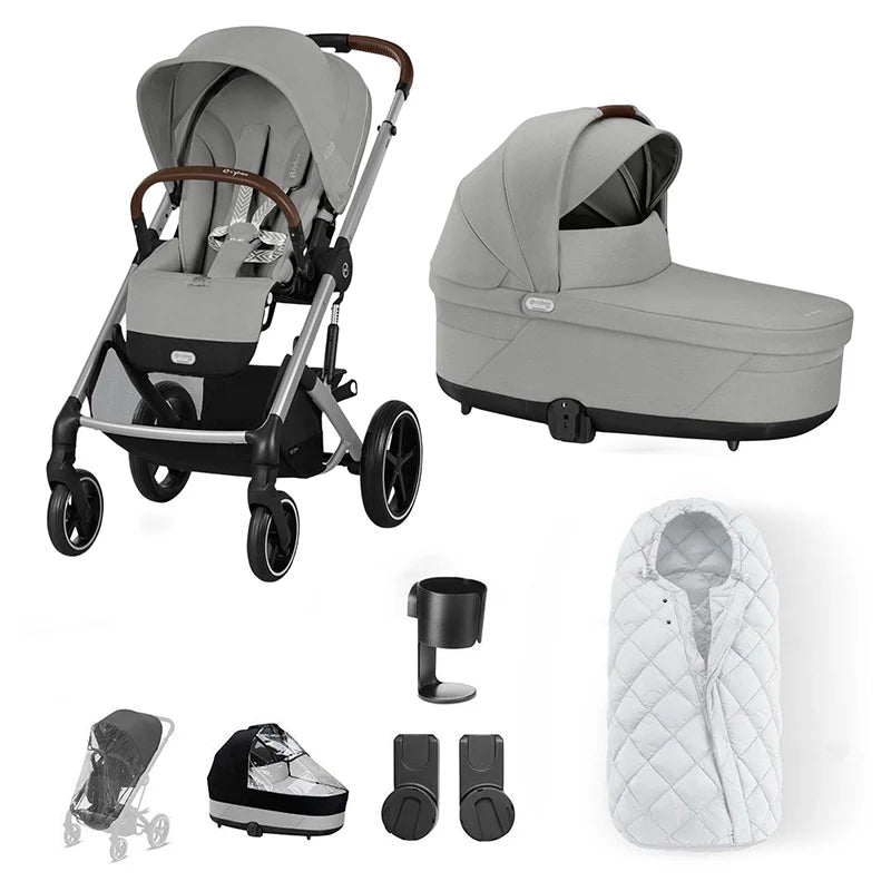 Cybex Balios S Lux Essential Bundle - Stone Grey