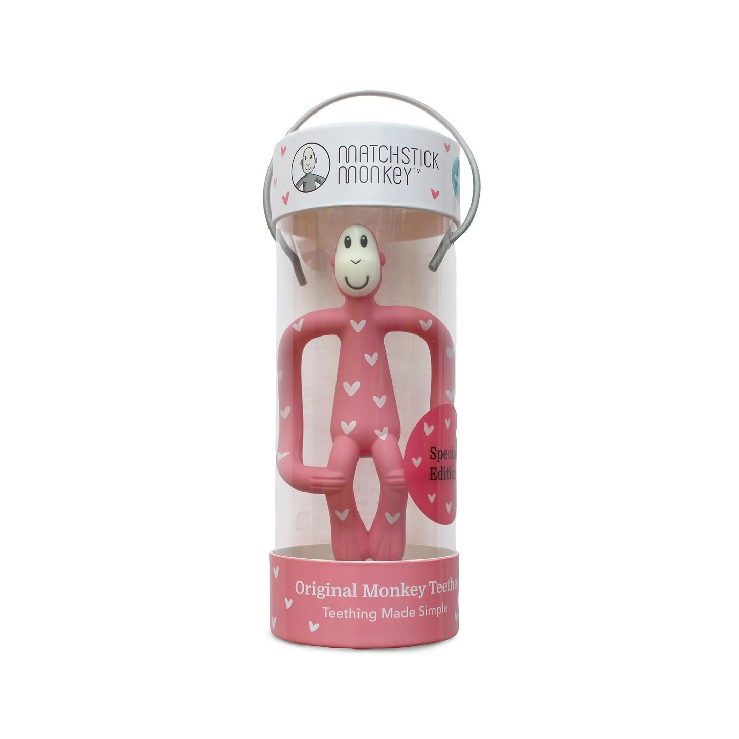 Matchstick Monkey Teething Toy Love Heart - Limited Edition