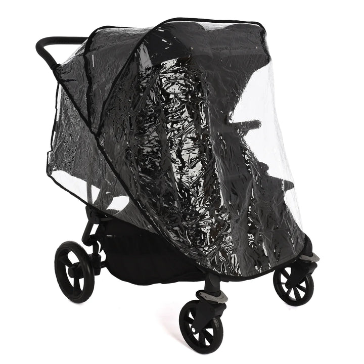 Roma Gemini Double Pushchair - Jet Black