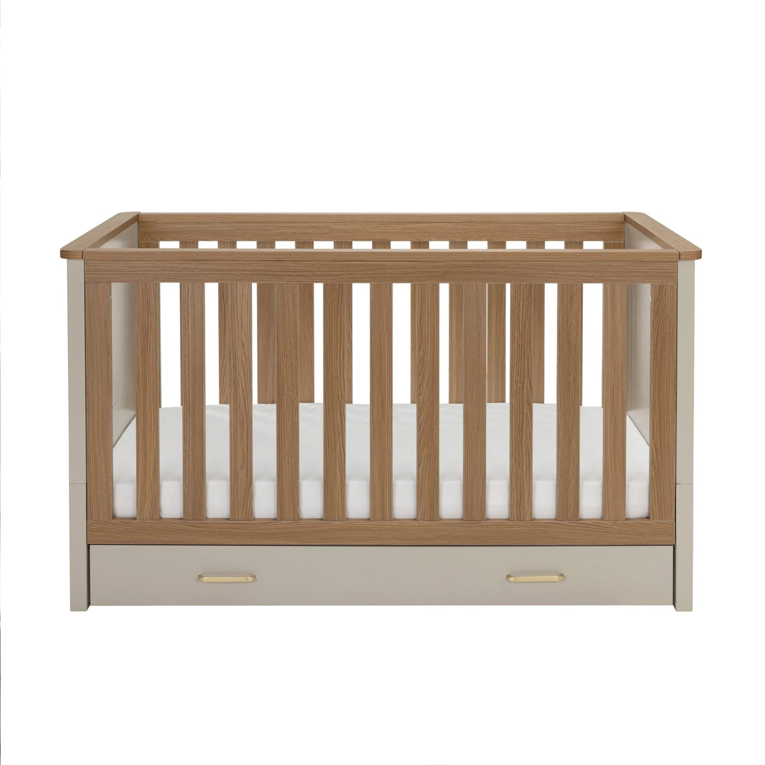 Babymore Mira 2 Piece Nursery Room Set – Cashmere Warm Oak