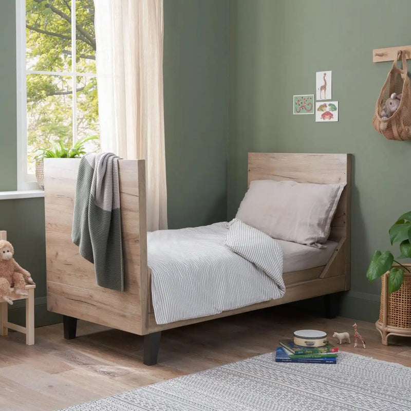 Tutti Bambini Como 2 Piece Nursery Room Set – Slate Grey/Distressed Oak