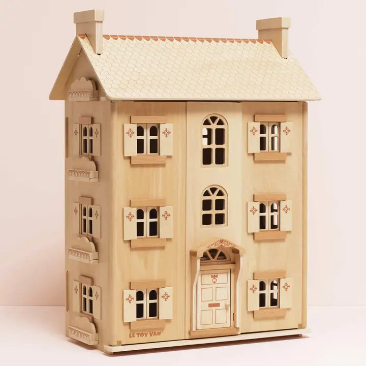 Le Toy Van The Grand Natural Wood Dolls House