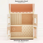 Le Toy Van Roseheart Wooden Dolls House, Furniture and Family