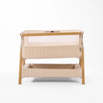 Tutti Bambini Cozee Sense Bedside Crib - Toasted Oak/Sand