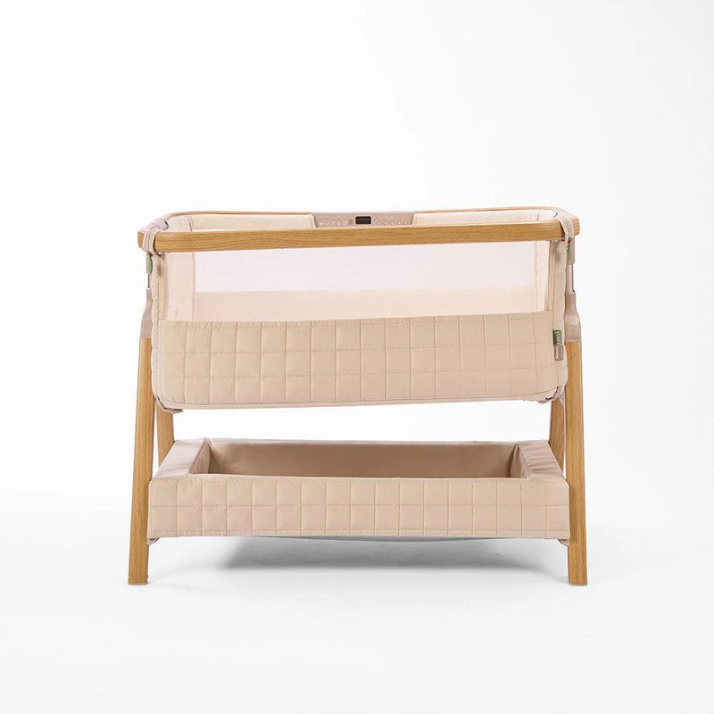 Tutti Bambini Cozee Sense Bedside Crib - Toasted Oak/Sand