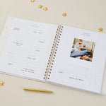 Blush & Gold My Baby Book - Baby Memory Book - Safari