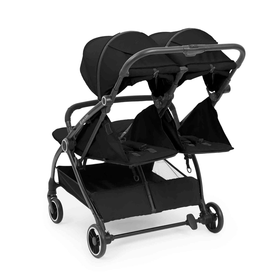 Ickle Bubba Aries Double Max Autofold Stroller - Black