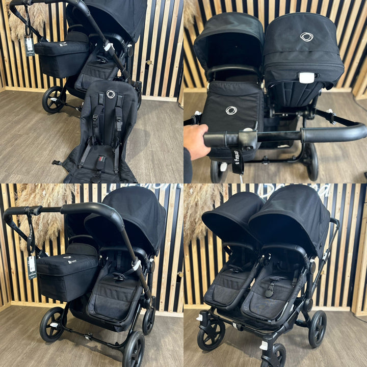 PRE LOVED Bugaboo Donkey 5 Duo - Black/Midnight Black