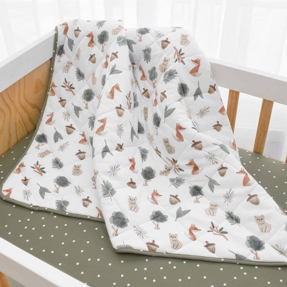 Living Textiles 2-pack Jersey Cot Fitted Sheet - Forest Retreat