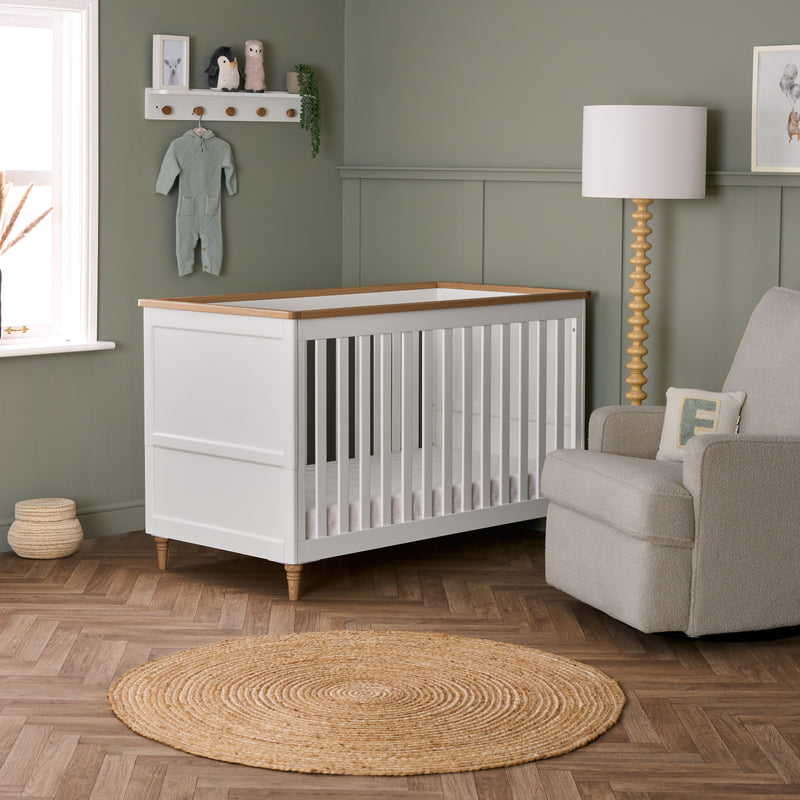 Obaby Orla 2 Piece Room Set - White with Oak