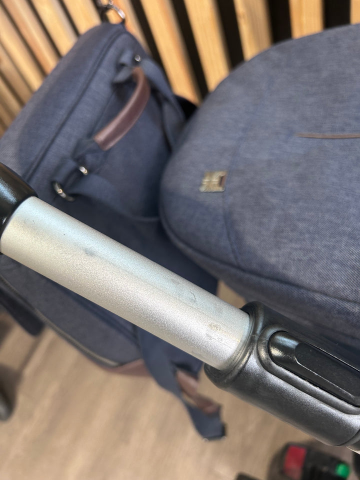 PRE LOVED Silver Cross Wave Single To Double Pushchair - Midnight Blue