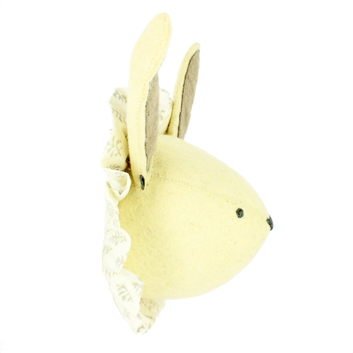 Fiona Walker Baby Rabbit with Vintage Ruff Head Mini - Cream
