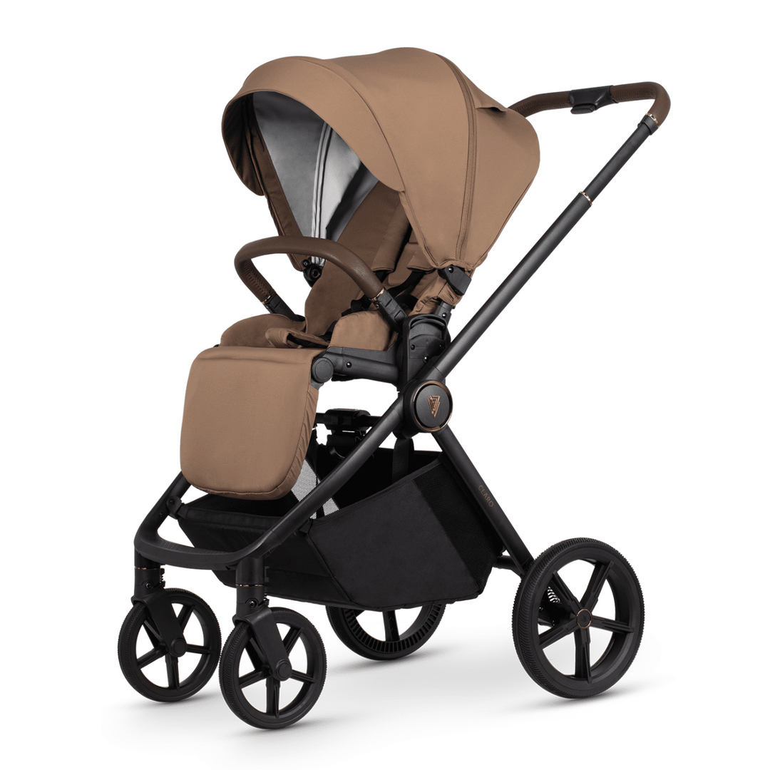 Venicci Claro 2-in-1 Travel System Bundle With Pushchair And Carrycot - Caramel