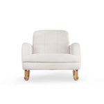 CuddleCo Etta Cuddle Nursing Chair & Foot stool - Boucle Off White