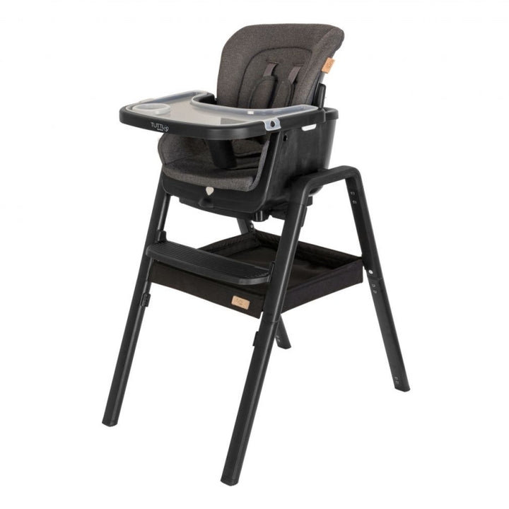 Tutti Bambini 2in1 Nova Highchair/Rocker Bundle-Black