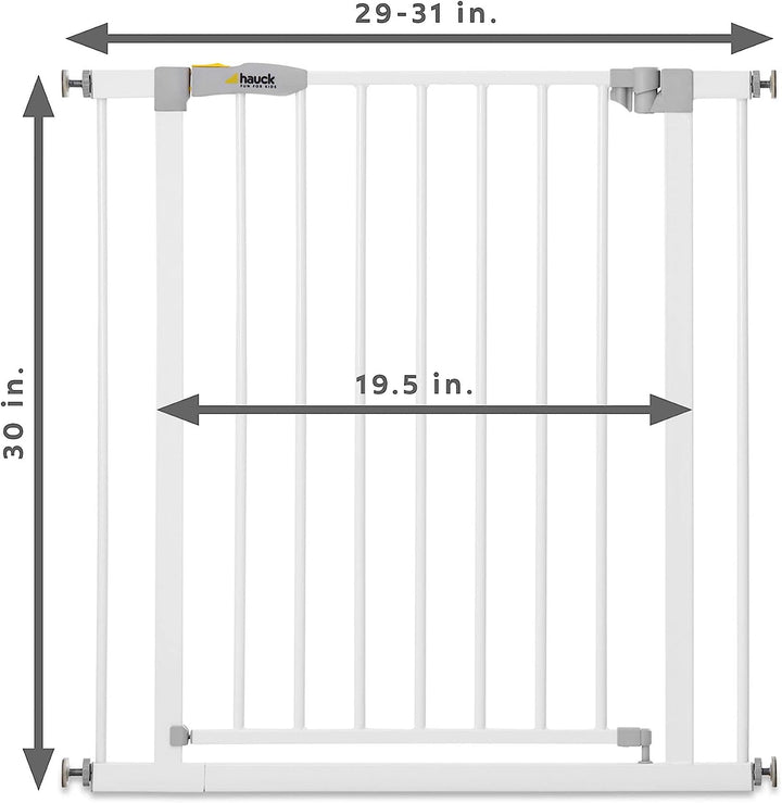 OPEN BOX Hauck Baby Gate Open N Stop Stair Gate for Widths 75 to 80 cm