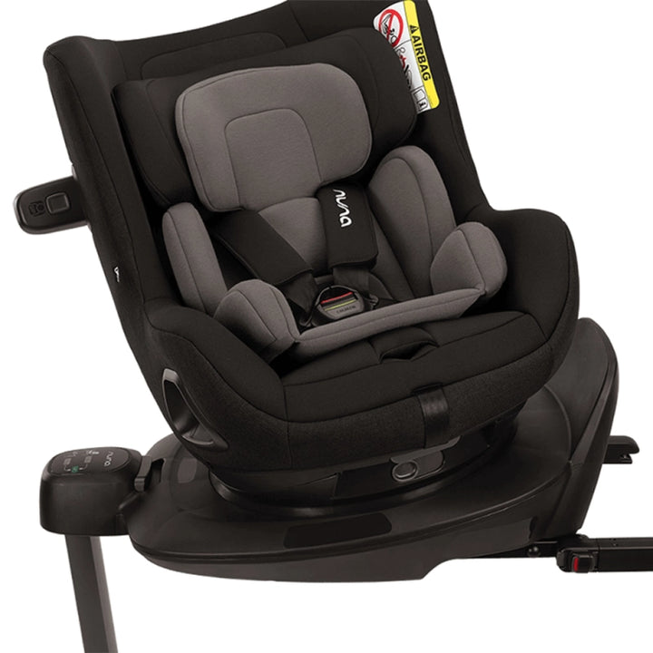 Nuna Pruu i-Size Car Seat Inc 360 Isofix Base - Caviar (New 2024)