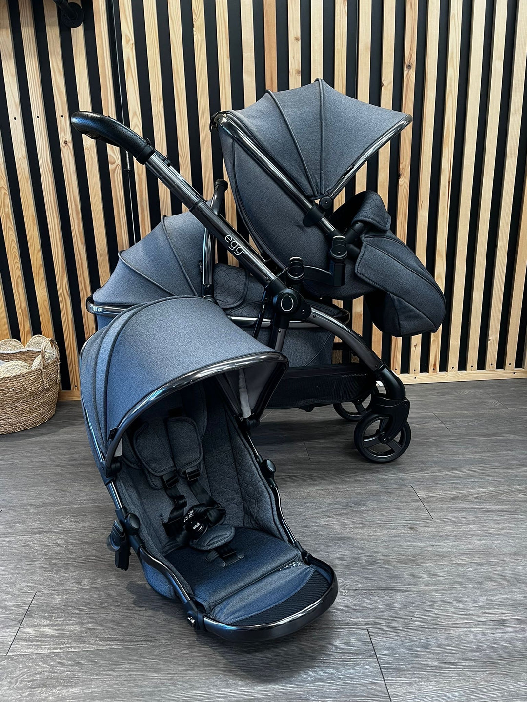 PRE LOVED egg2 Double Pushchair - Quartz