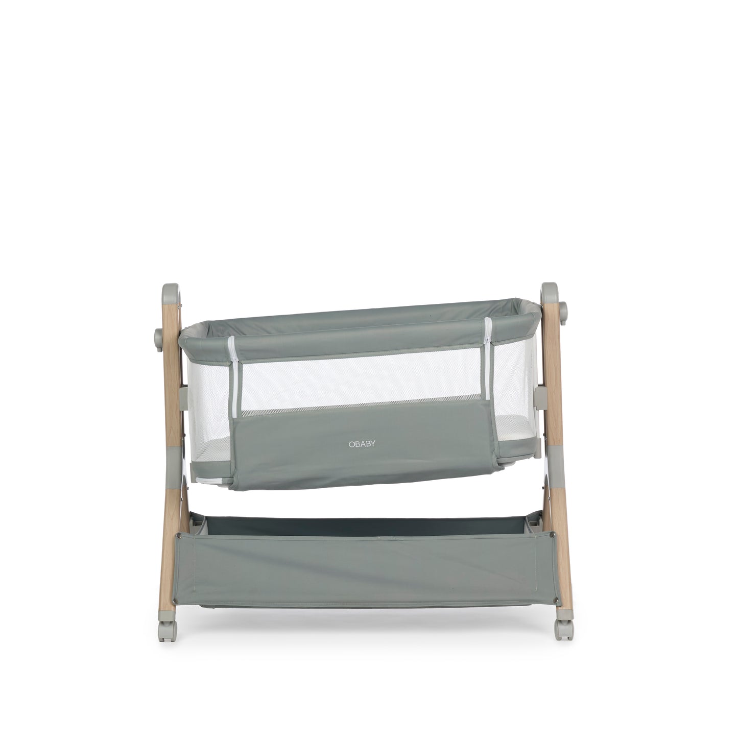 Obaby Cloud Bedside Crib - Sage