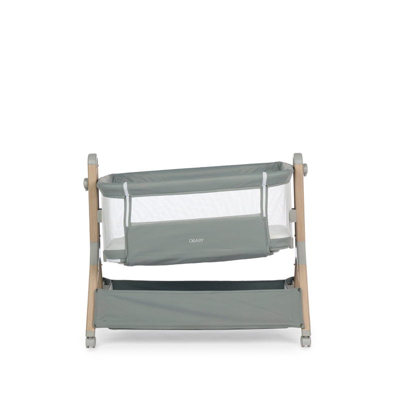 Obaby Cloud Bedside Crib - Sage