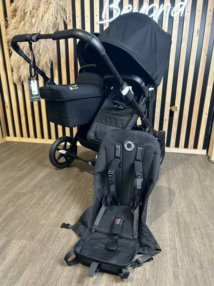 PRE LOVED Bugaboo Donkey 5 Duo - Black/Midnight Black