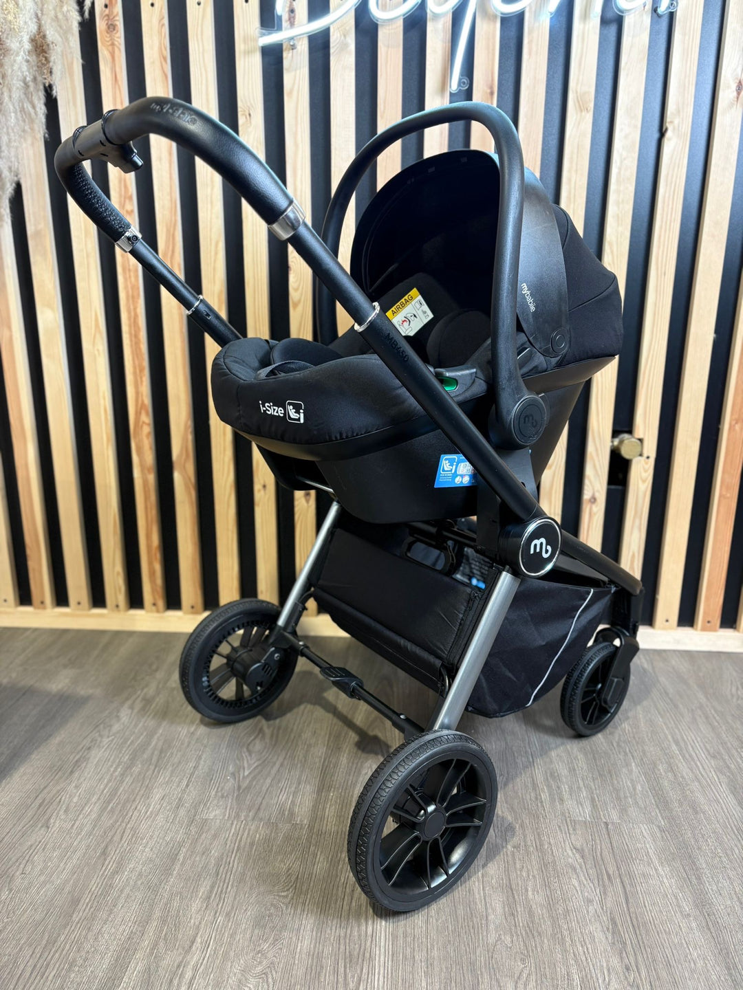 PRE LOVED My Babiie MB450i Travel System - Forest Green