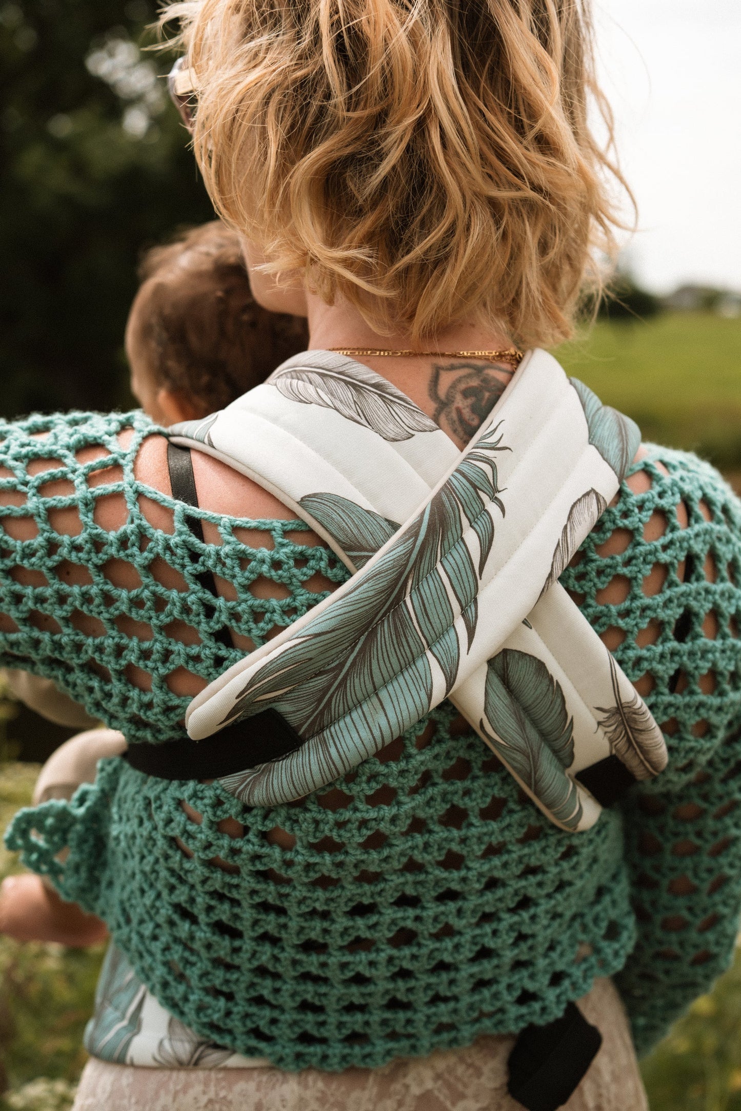 Bizzi Growin Nomad Pure Organic Baby Carrier - Wild Plume