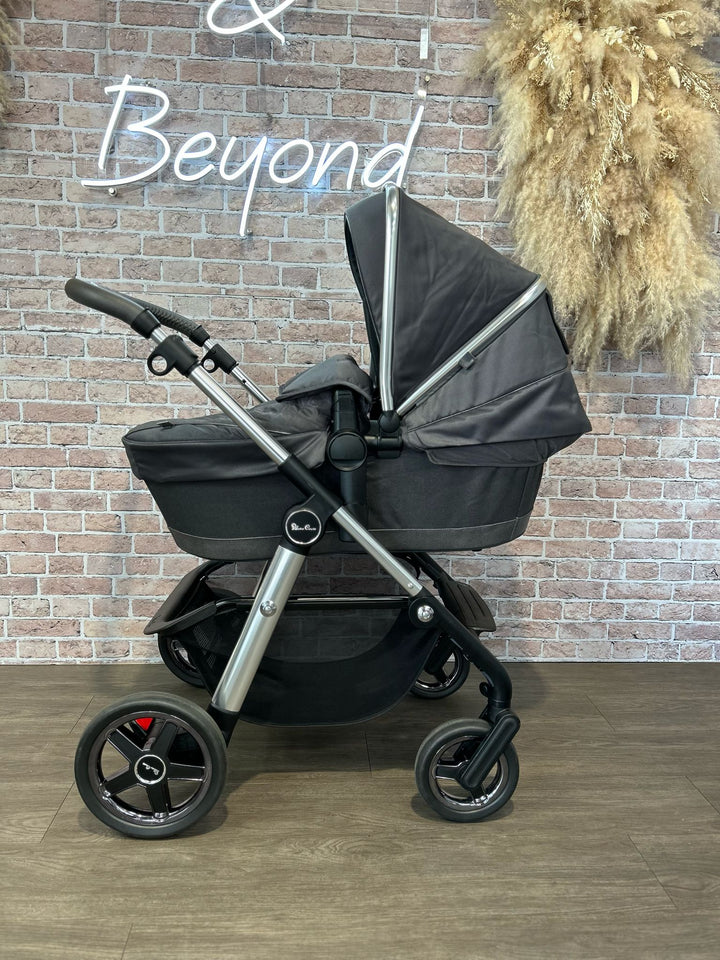 PRE LOVED Silver Cross Pioneer Pram & Pushchair - Clay