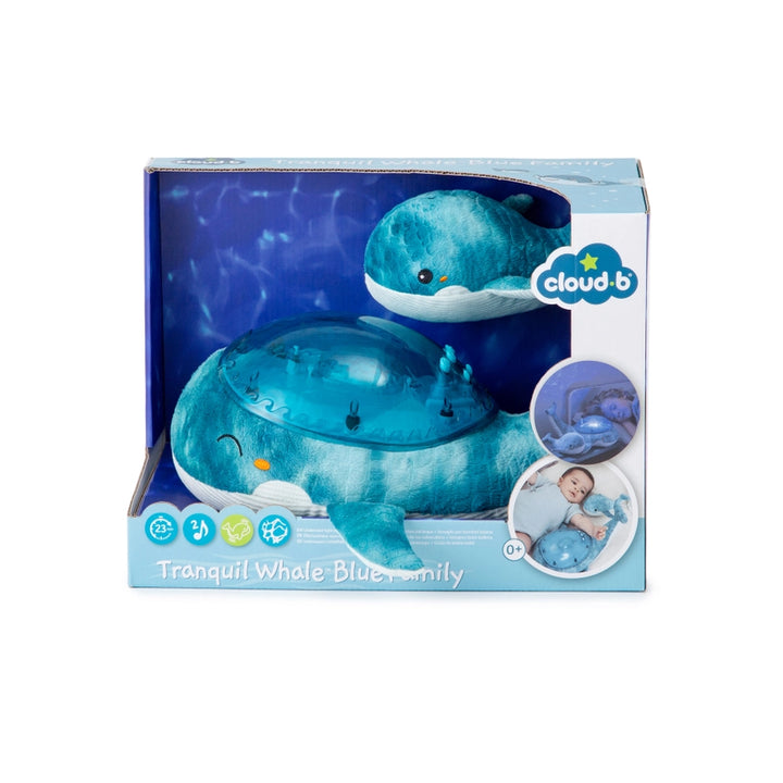 Cloud B Tranquil Whale Projector, Night Light & Sound - Blue