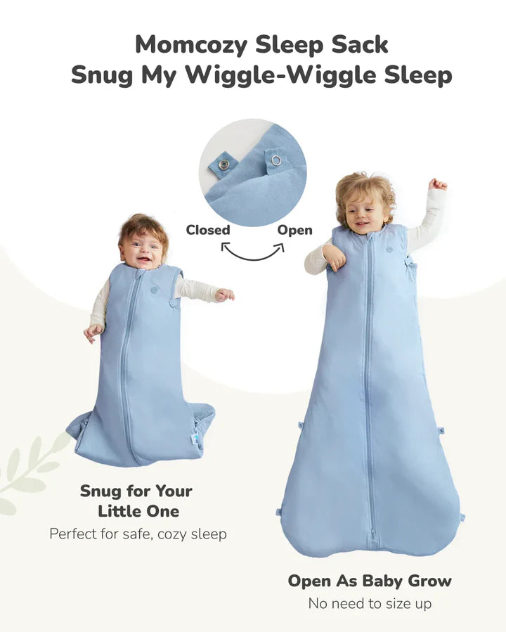 Momcozy Baby Sleeping Bag 1.5 TOG - Blue