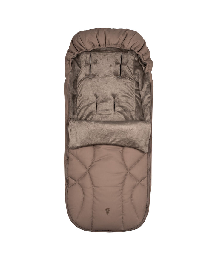 Venicci Upline3 Travel System Inc Tiago Car Seat & 360 Base 16 Piece Ultimate Bundle - Sand