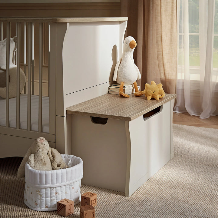 CuddleCo Clara Storage Box - Cashmere & Ash