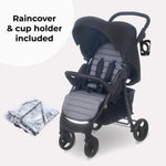 My Babiie MB30 Plus Pushchair - Black/Grey