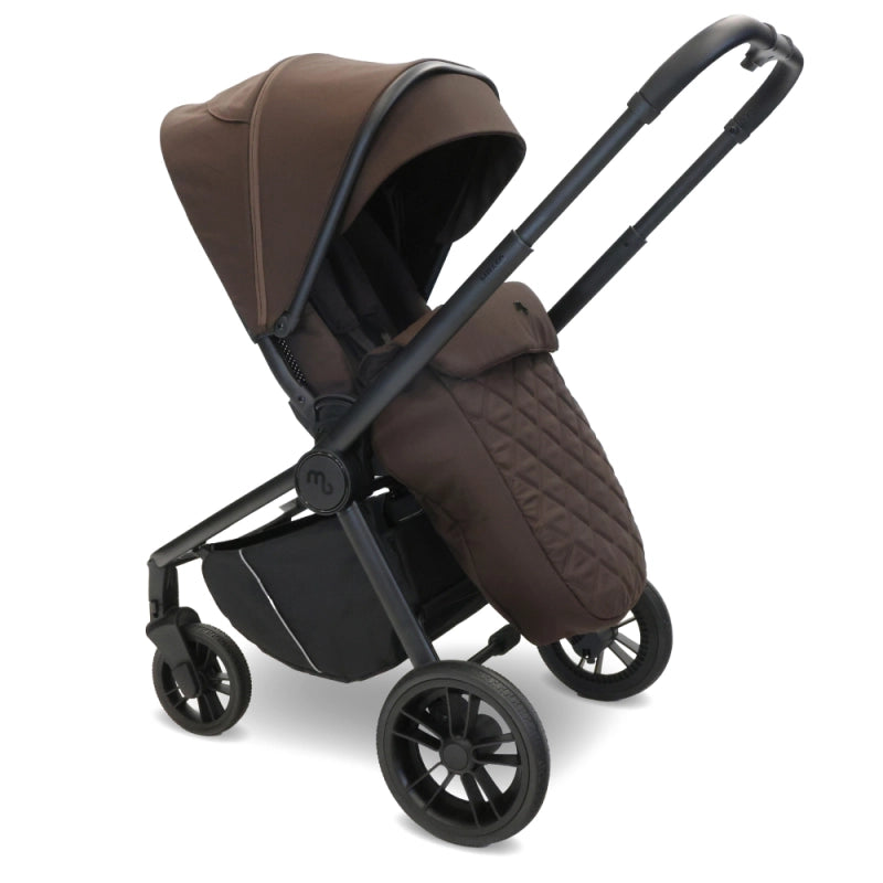 My Babiie MB450i 3in1 Travel System with Rotating Car Seat + Base - Chocolate