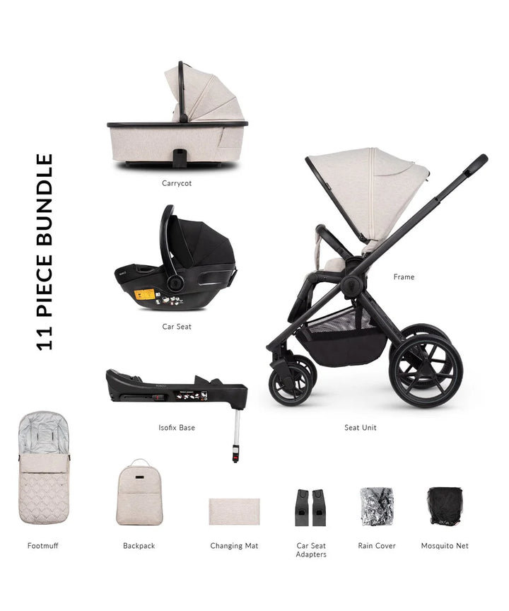Venicci Tinum Edge 4in1 Travel System Including Isofix Base - Dust