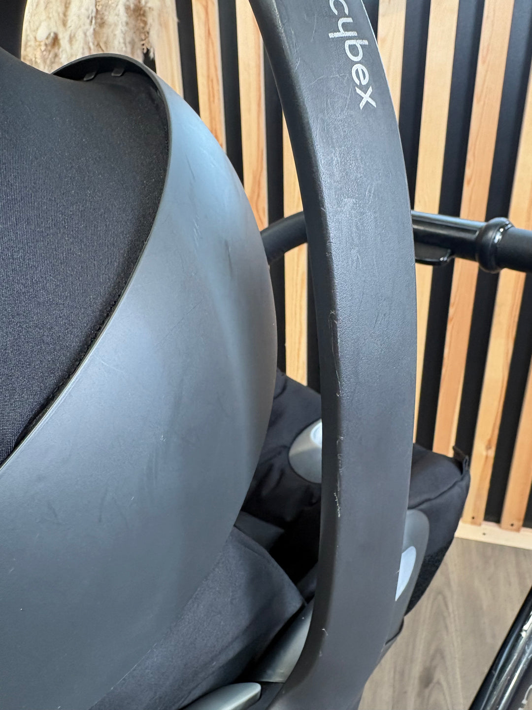 PRE LOVED iCandy Peach 6 Pushchair w/ Cybex Cloud T Car Seat - Grey Twill