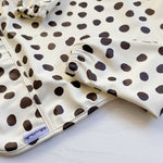 Bobbin & Bumble Long Sleeved Baby Bib - Spotty