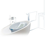 Aqua Forever Warm Warming Baby Bath - White