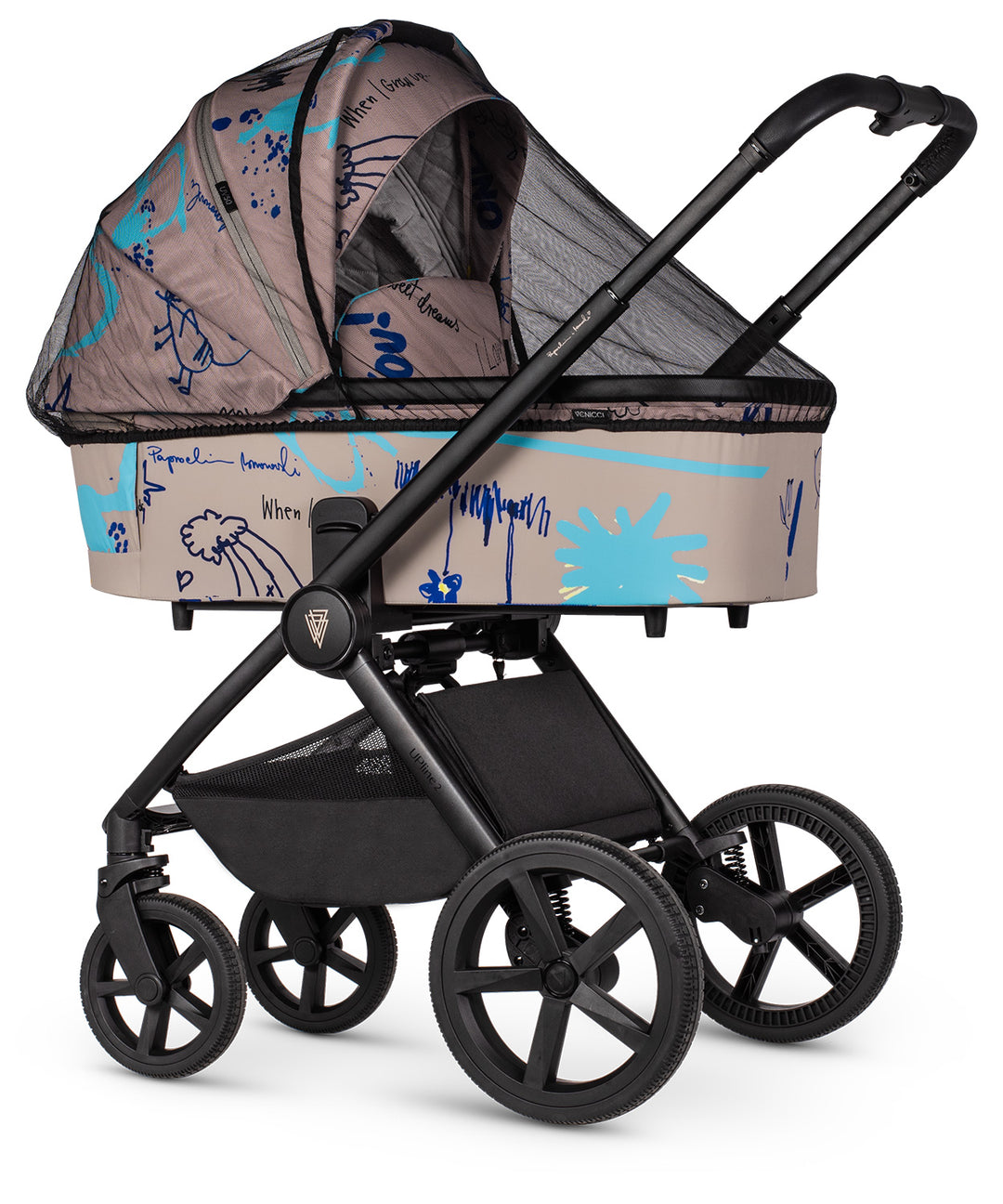 Venicci Upline2 4in1 Travel System Inc 360 Base - Special Edition Draft Beige