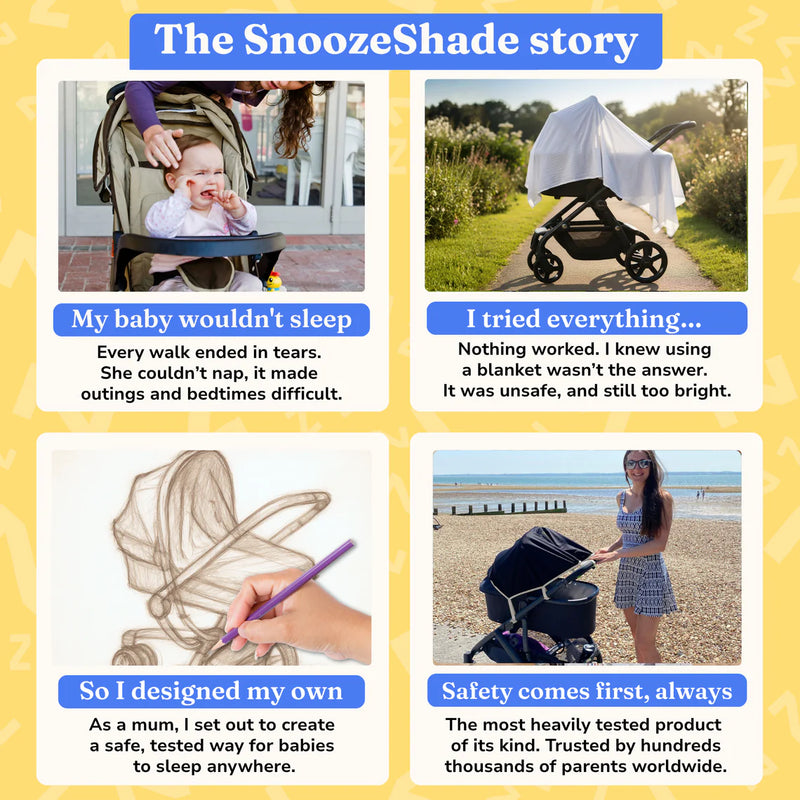 Snoozeshade Original Deluxe Sun Shade - Grey