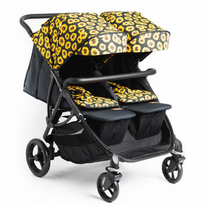 Roma Gemini Double Pushchair - Sunflower