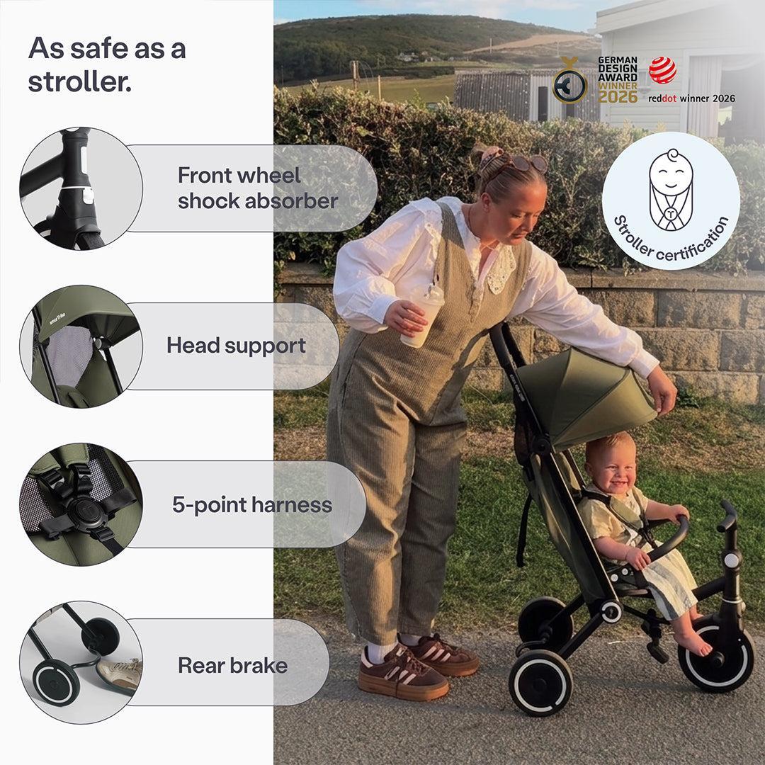 SmarTrike Wonder Max Stroller Trike - Sage/Olive
