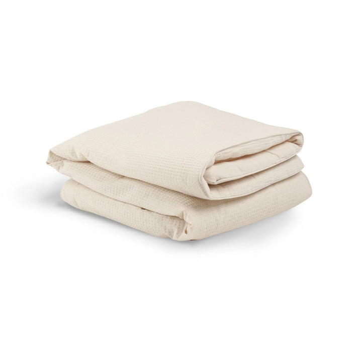 CuddleCo Cot Bed Quilt - Cashmere Waffle