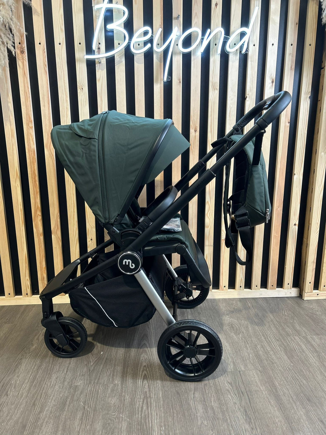 PRE LOVED My Babiie MB450 Travel System - Forest Green