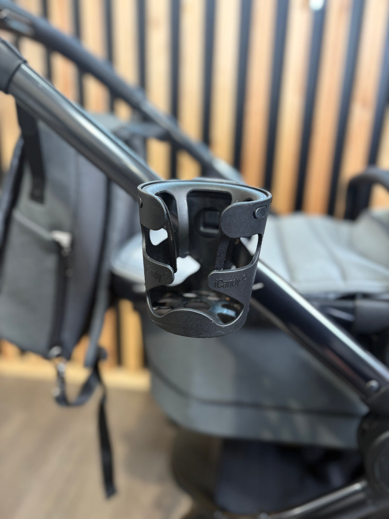 PRE LOVED iCandy Peach 7 Pram, Pushchair + Accessories - Phantom/Truffle